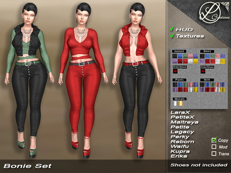 Second Life Marketplace - Bonie Set